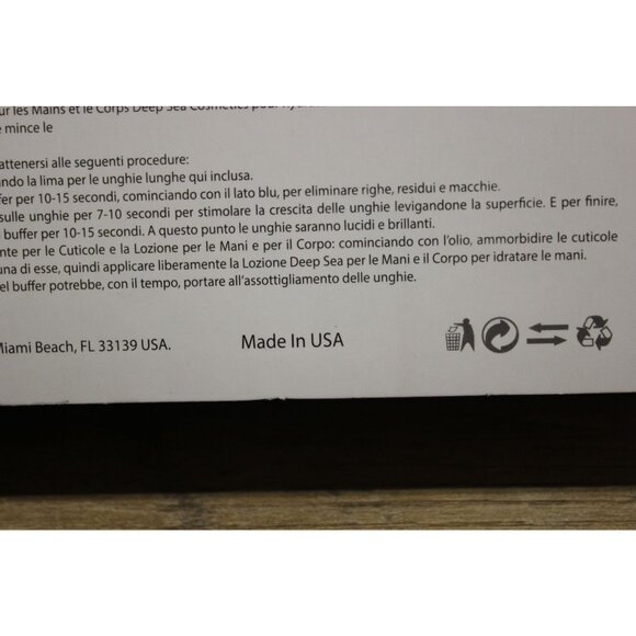 Deep Sea Cosmetics Platinum Wave Nail‎ Treatment Kit Complete Set Manicure - Picture 12 of 15